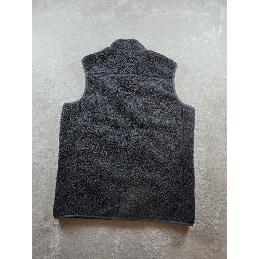 Eddie Bauer Chilali Faux Shearling Fleece Vest Mens M Full Zip Sherpa - Picture 8 of 9